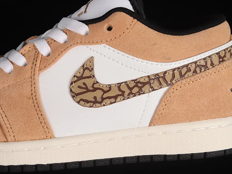 All categories Air Jordan Jordan series basketball shoes Air Jordan 1 Low Z version Air Jordan 1 Low AJ1 Joe 1 white and yellow burst pattern low-top cultural casual sneakers DZ4130-201